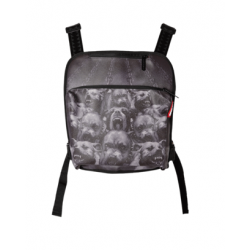 19 - SPRAYGROUND PITBULLS CHEST PIECE